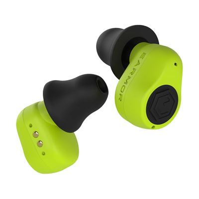 Špunty do uší elektronické M23T AI ASISTENT s BlueTooth NEON ZELENÉ