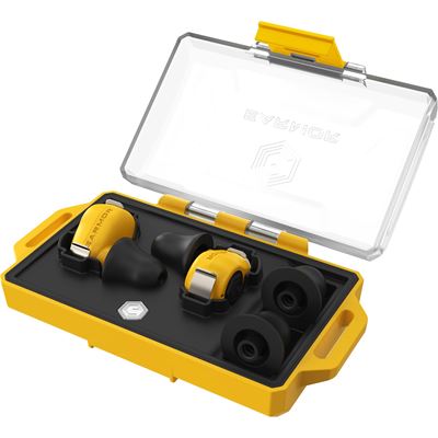 Špunty do uší elektronické M23T AI ASISTENT s BlueTooth ŽLUTÉ EARMOR M23T-YE-AI 2