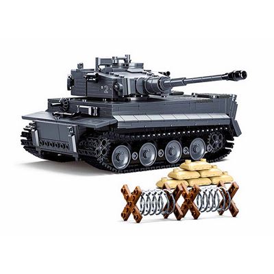 Stavebnice těžký tank PANZERKAMPFWAGEN VI TIGER RC na dálkové ovládání Sluban M38-B0851 5