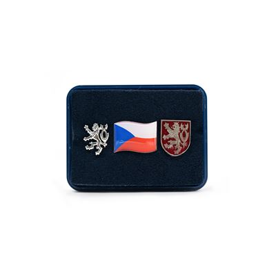 Sada odznaků ČESKÁ REPUBLIKA PIN