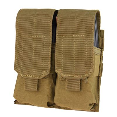 Sumka MOLLE dvojitá na zásobníky M4 COYOTE BROWN