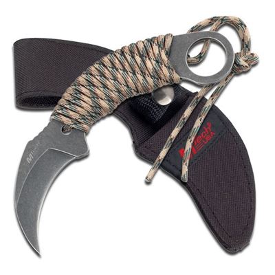 Nůž KARAMBIT paracord WOODLAND