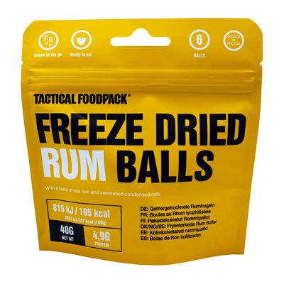 Jídlo dehydrované rumové kuličky TACTICAL FOODPACK N0015 2