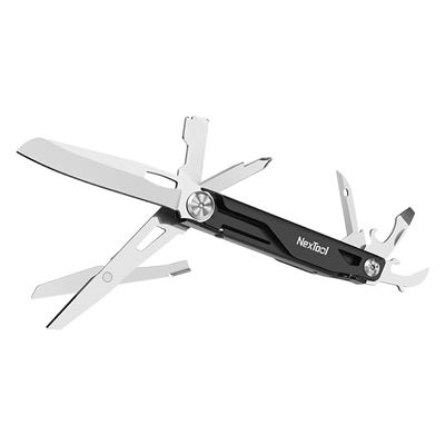 Nůž kapesní EDC multifunkční ČERNÝ