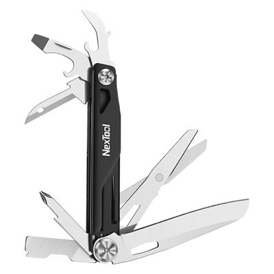 Nůž kapesní EDC multifunkční ČERNÝ