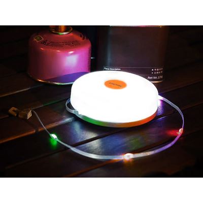 Svítilna MILKY WAY RGB kempingová s LED řetězem