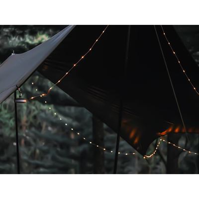 Svítilna MILKY WAY kempingová s LED řetězem
