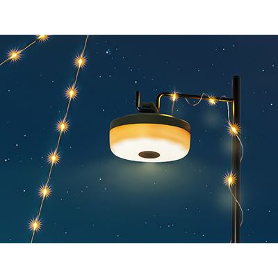 Svítilna MILKY WAY GW20 kempingová s LED řetězem
