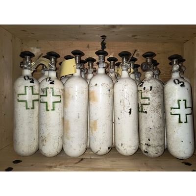 Láhev přenosná kyslíková OXYGEN použitá