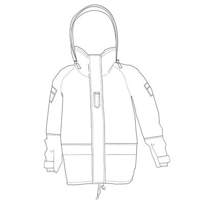 Parka H2O GEN-2 ECWCS ČERNÁ