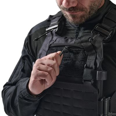 Vesta SPITFIRE® QR nosič plátů ČERNÁ DIRECT ACTION® PC-SPTP-CD5-BLK 5