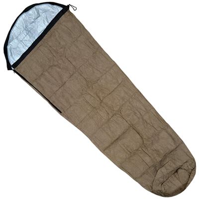 Spacák BIVVY nouzový SURVIVAL včetně obalu EARTH BROWN