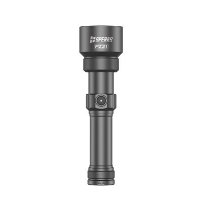 Svítilna PZ21 ZOOM dobíjecí, 2700 lumenů, 900 metrů ČERNÁ SPERAS PZ21-SP 12