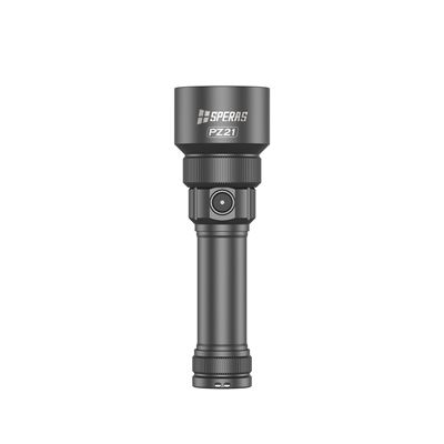 Svítilna PZ21 ZOOM dobíjecí, 2700 lumenů, 900 metrů ČERNÁ SPERAS PZ21-SP 13