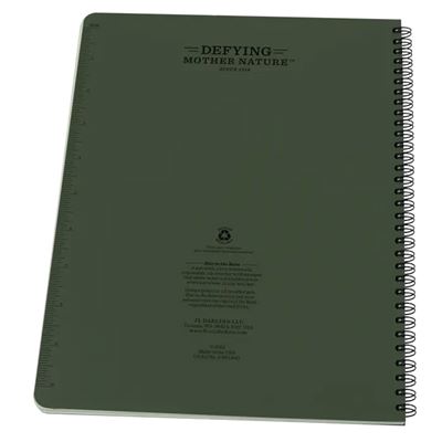 Blok voděodolný spirálový Universal MAXI 8 1/2"x 11" ZELENÝ