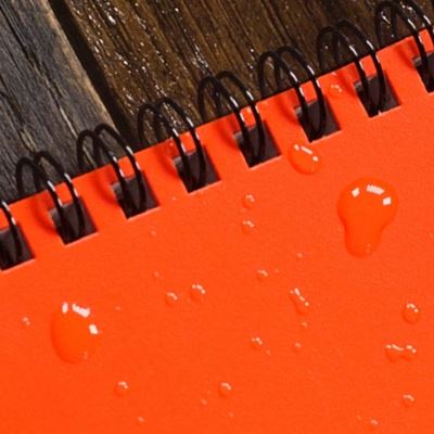 Blok voděodolný spirálový Notebook TOP-SPIRAL 4x6" Blaze Orange