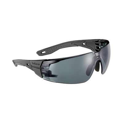Brýle ochranné RUSH+ 2.0 KOUŘOVÁ skla ČERNÉ vel.M/L