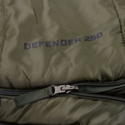 Spacák mumie třísezonní DEFENDER 250 ZELENÝ HIGHLANDER SB265-RG 2