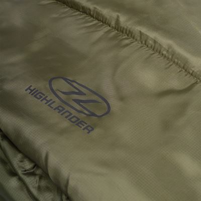 Spacák mumie čtyřsezonní DEFENDER 450 ZELENÝ HIGHLANDER SB267-RG 4