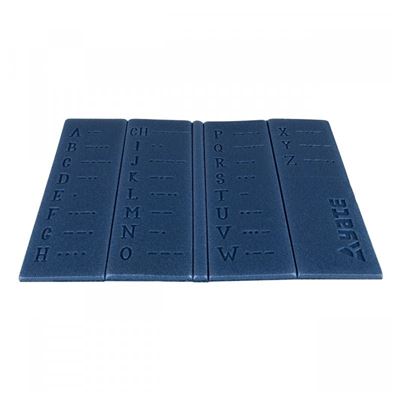 Sedátko skládací MORSEOVKA 36 x 26 x 0,8 cm TMAVĚ MODRÁ