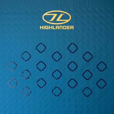 Karimatka protiskluzová KIP MAT samonafukovací 50 mm MODRÁ HIGHLANDER SM131-DB 3