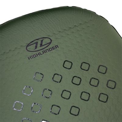 Karimatka protiskluzová KIP MAT samonafukovací 50 mm ZELENÁ HIGHLANDER SM131-OG 2