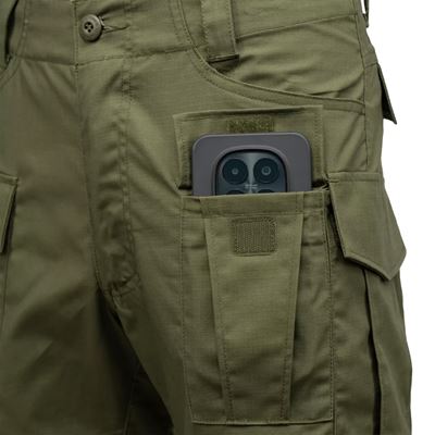 Kraťasy CARGO rip-stop stretch OLIVE GREEN Helikon-Tex® SP-CRO-SP-02 7