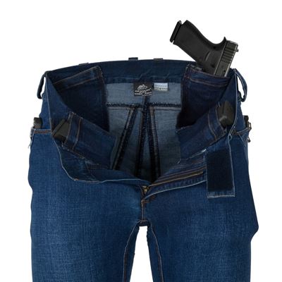 Kalhoty CTP COVERT riflové DENIM MID MODRÉ