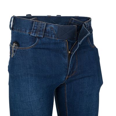 Kalhoty CTP COVERT riflové DENIM MID MODRÉ