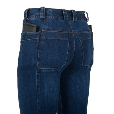 Kalhoty CTP COVERT riflové DENIM MID MODRÉ