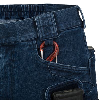 Kraťasy UTS URBAN TACTICAL 11" rip-stop riflové DENIM MODRÉ