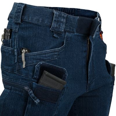 Kraťasy UTS URBAN TACTICAL 11" rip-stop riflové DENIM MODRÉ