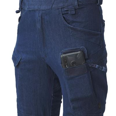 Kalhoty UTP® URBAN TACTICAL riflové DENIM STRETCH MODRÉ
