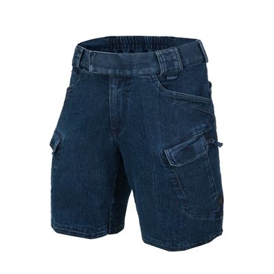 Kraťasy UTS URBAN TACTICAL® krátké 8,5" riflové DENIM MODRÉ