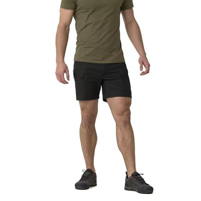 Kraťasy URBAN TACTICAL® 6" rip-stop stretch ČERNÉ