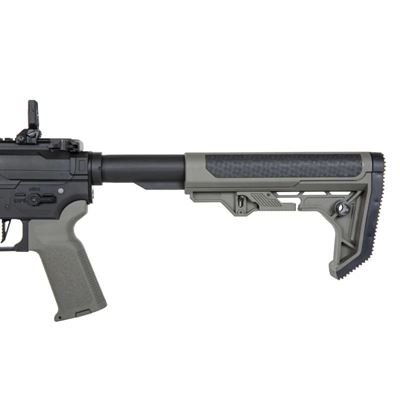 Puška airsoft AEG M4 CARBINE RL M-LOK (SA-F05) ČERNÁ/ZELENÁ