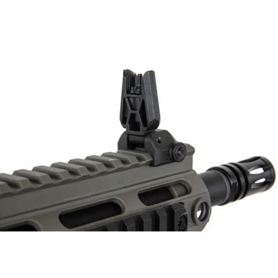 Puška airsoft AEG M4 CARBINE RL M-LOK (SA-F05) ČERNÁ/ZELENÁ