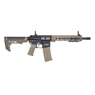 Puška airsoft AEG M4 CARBINE RL M-LOK (SA-F05) ČERNÁ/PÍSKOVÁ