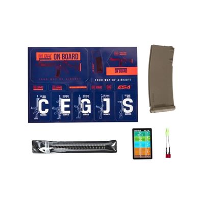 Puška airsoft AEG M4 CARBINE RL M-LOK (SA-F05) ČERNÁ/PÍSKOVÁ