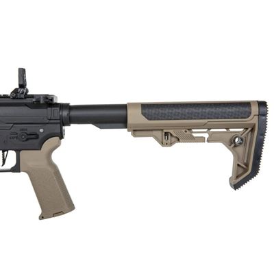 Puška airsoft AEG M4 CARBINE RL M-LOK (SA-F05) ČERNÁ/PÍSKOVÁ