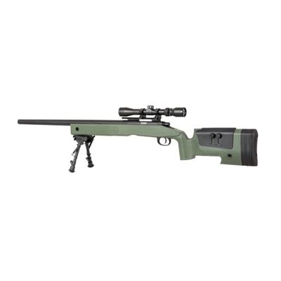 Puška airsoft SA M40A3 High Velocity (SA-S02 CORE™) ZELENÁ  SPARMS283-OD 5
