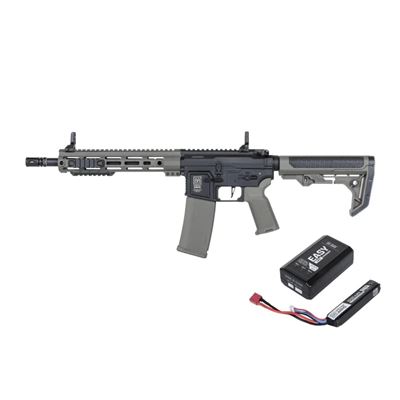 Puška airsoft AEG M4 CARBINE RL M-LOK Gen2 (SA-F05) ČERNÁ/ZELENÁ