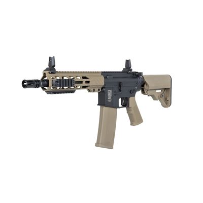 Puška airsoft AEG M4 CQB M-LOK Gen2 (SA-F08) ČERNÁ/PÍSKOVÁ SPECNA ARMS SPARMS393-TAN 5