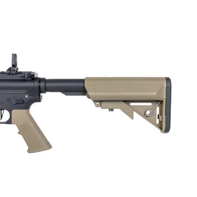 Puška airsoft AEG M4 CQB M-LOK Gen2 (SA-F08) ČERNÁ/PÍSKOVÁ SPECNA ARMS SPARMS393-TAN 7
