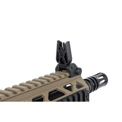 Puška airsoft AEG M4 CQB M-LOK Gen2 (SA-F08) ČERNÁ/PÍSKOVÁ SPECNA ARMS SPARMS393-TAN 2