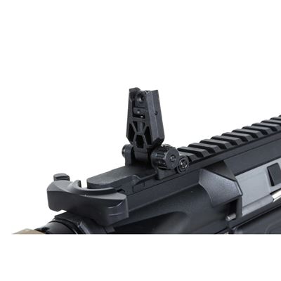 Puška airsoft AEG M4 CQB M-LOK Gen2 (SA-F08) ČERNÁ/PÍSKOVÁ SPECNA ARMS SPARMS393-TAN 3