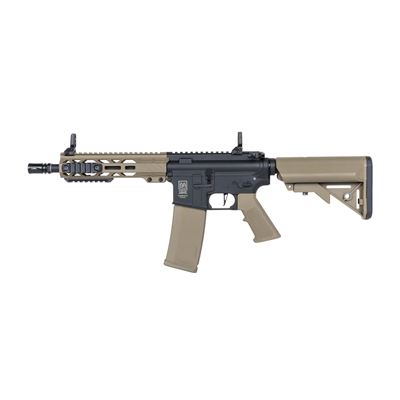 Puška airsoft AEG M4 CQB M-LOK Gen2 (SA-F08) ČERNÁ/PÍSKOVÁ