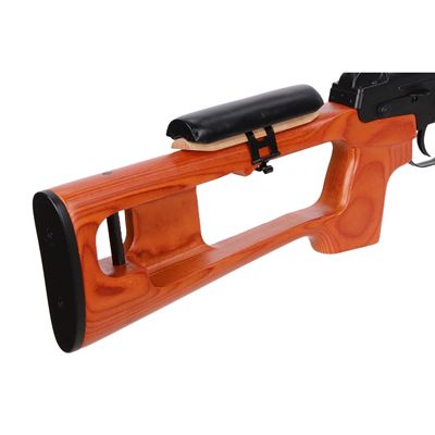 Puška airsoft SVD RETRO Bolt-Action ČERNÁ/DŘEVO  SPARMS420-WB 17