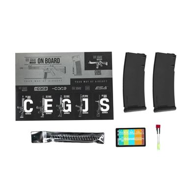 Puška airsoft SA M4 Carbine M-LOK Light Ops Gen2 ČERNÁ  SPARMS451-BK 18