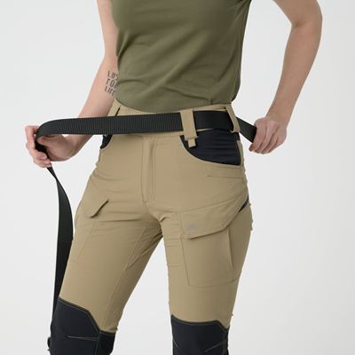 Kalhoty dámské OUTDOOR TACTICAL® KHAKI/ČERNĚ